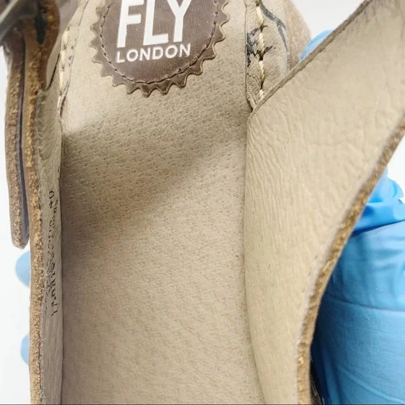 Fly London Tan Sandals - Picture 7 of 10